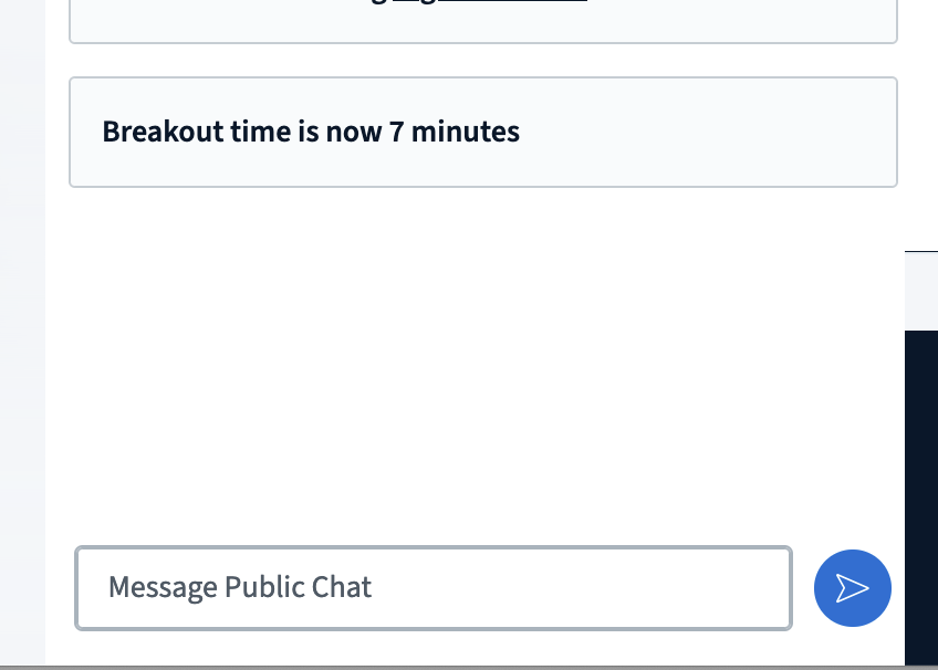 Notification de modification de la durée