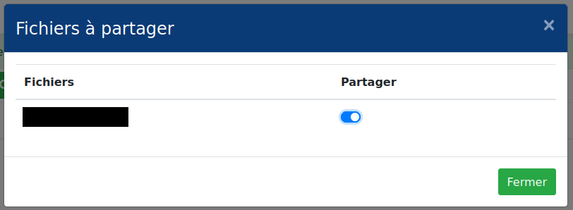 Sélection de fichiers bibliothèque